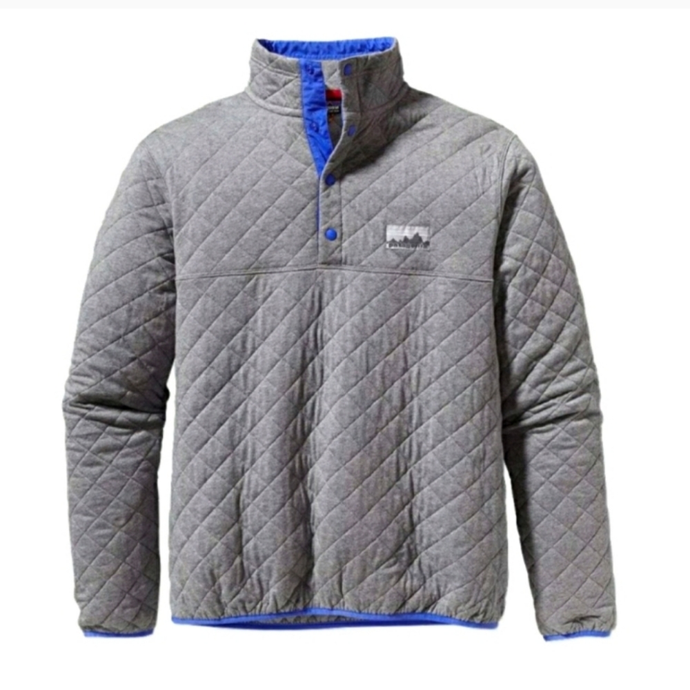 Patagonia 40th anniversary cotton quilted snap pullover